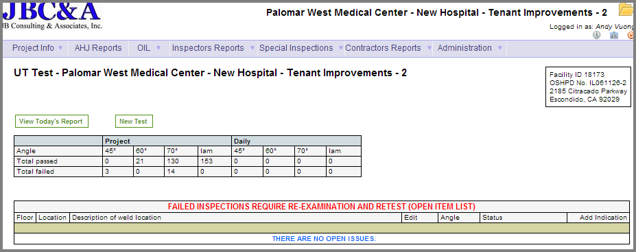JBCA, Inc. Construnction Inspection Services